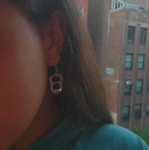 Handmade soda top earrings